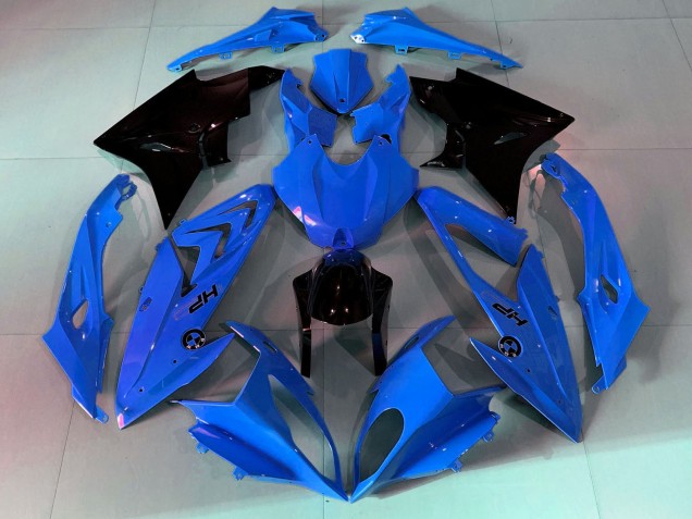 Carenados Moto BMW S1000RR 2009-2014 - Azul Negro Brillante Baratos