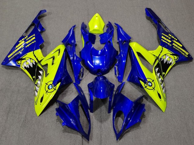 Carenados Moto BMW S1000RR 2009-2014 - Amarillo Azul Tiburón Baratos