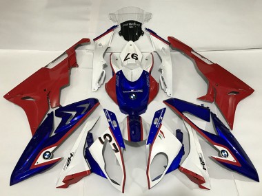 Carenados Moto BMW S1000RR 2015-2016 - Blanco Rojo Azul Baratos