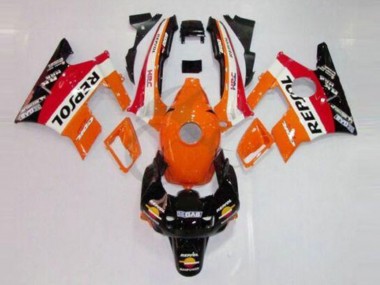 Carenados Moto Honda CBR600 F2 1991-1994 - Naranja Blanco Rojo Negro Brillante Repsol Baratos