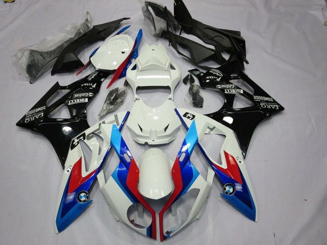 Kit Carenados Moto BMW S1000RR 2009-2014 - Blanco Rojo Azul Negro Brillante Baratos