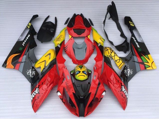 Carenados Moto BMW S1000RR 2015-2016 - Amarillo Rojo Negro Tiburón Baratos