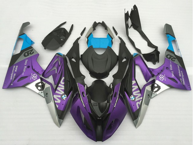 Carenados Moto BMW S1000RR 2017-2018 - Plata Púrpura Azul Negro Mate Baratos
