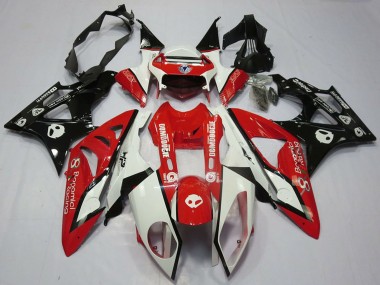 Carenado Moto BMW S1000RR 2009-2014 - Blanco Rojo Negro Brillante Baratos