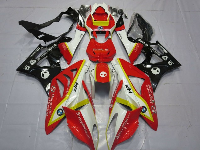 Carenados Moto BMW S1000RR 2009-2014 - Blanco Rojo Amarillo Negro Brillante Baratos