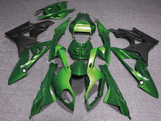 Carenados Moto BMW S1000RR 2009-2014 - Verde Negro Mate Baratos