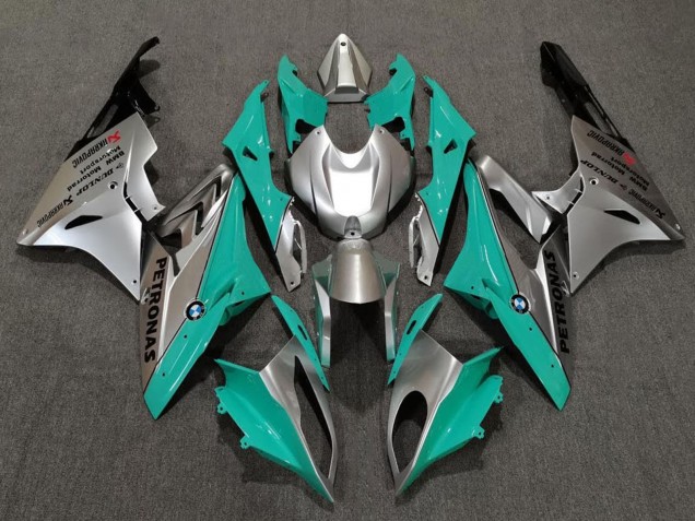 Carenados Moto BMW S1000RR 2009-2014 - Plata Verde Azul Verdoso Negro Baratos