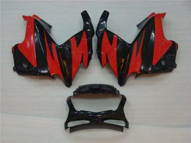 Carenado Moto Honda CBR600 F3 1995-1996 - Rojo Negro Brillante Baratos