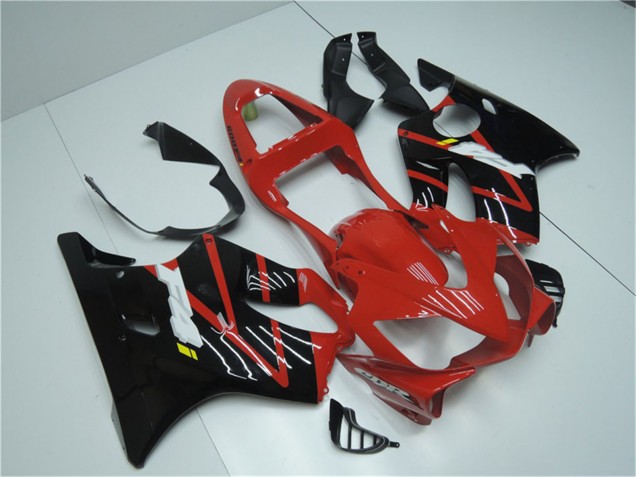 Carenado Moto Honda CBR600 F4i 2001-2003 - Rojo Negro Brillante Baratos