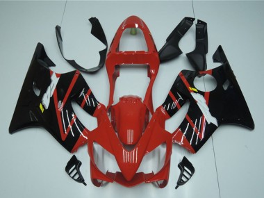 Carenado Moto Honda CBR600 F4i 2001-2003 - Rojo Negro Brillante Baratos