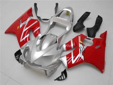 Kits Carenados Moto Honda CBR600 F4i 2001-2003 - Plata Rojo Baratos