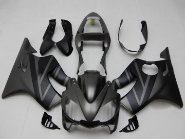 Kits Carenado Moto Honda CBR600 F4i 2001-2003 - Negro Mate Gris Baratos