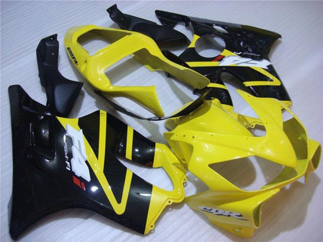Carenado Moto Honda CBR600 F4i 2001-2003 - Amarillo Negro Brillante Baratos