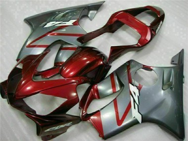 Kits Carenado Moto Honda CBR600 F4i 2001-2003 - Plata Rojo Baratos
