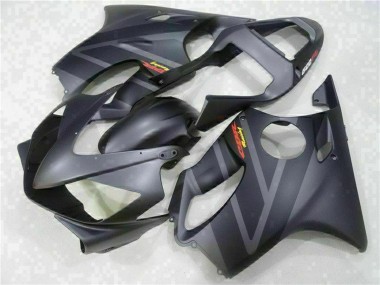 Carenado Moto Honda CBR600 F4i 2001-2003 - Negro Mate Gris Baratos