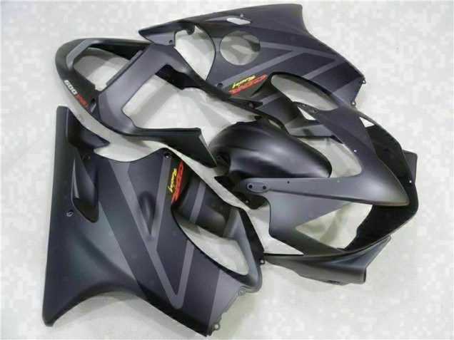 Carenado Moto Honda CBR600 F4i 2001-2003 - Negro Mate Gris Baratos