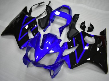Carenado Moto Honda CBR600 F4i 2001-2003 - Azul Negro Brillante Baratos