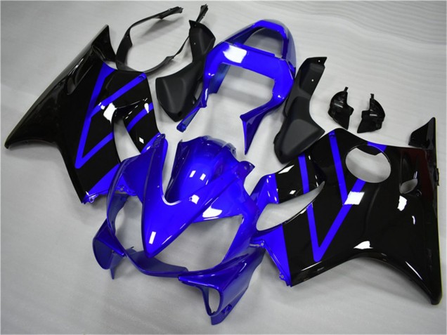 Carenado Moto Honda CBR600 F4i 2001-2003 - Azul Negro Brillante Baratos
