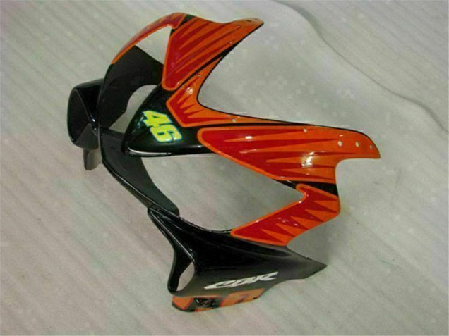 Carenados Moto Honda CBR600 F4i 2001-2003 - Amarillo Naranja Negro Brillante Rossi 46 Baratos