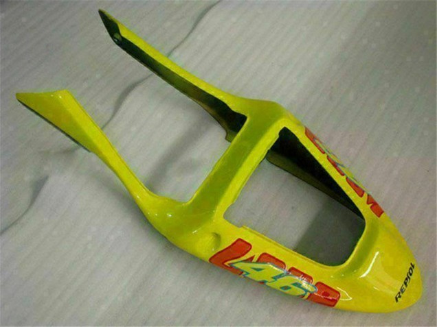Carenados Moto Honda CBR600 F4i 2001-2003 - Amarillo Naranja Negro Brillante Rossi 46 Baratos