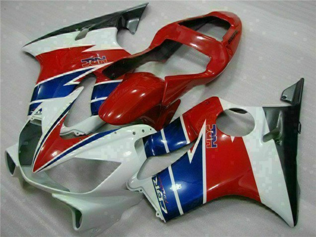 Carenado Moto Honda CBR600 F4i 2001-2003 - Blanco Rojo Azul Negro Baratos