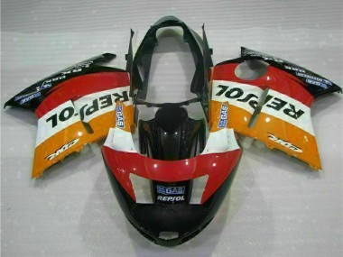 Carenado Moto Honda CBR1100XX Blackbird 1996-2007 - Naranja Blanco Rojo Negro Brillante Repsol Baratos