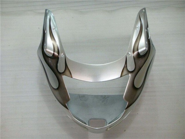 Carenado Moto Honda CBR1100XX Blackbird 1996-2007 - Plata Negro Llama Baratos