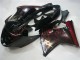 Carenados Moto ABS Honda CBR1100XX Blackbird 1996-2007 - Negro Brillante Rojo Llama Baratos