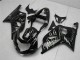 Carenados Moto Suzuki GSXR 600/750 2001-2003 - Negro Brillante Plata Llama Baratos