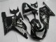 Carenados Moto Suzuki GSXR 600/750 2001-2003 - Negro Brillante Plata Llama Baratos