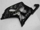 Carenados Moto Suzuki GSXR 600/750 2001-2003 - Negro Brillante Plata Llama Baratos