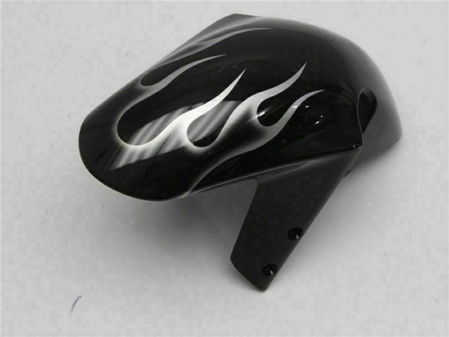 Carenados Moto Suzuki GSXR 600/750 2001-2003 - Negro Brillante Plata Llama Baratos