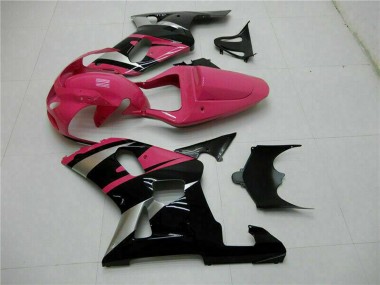Carenados Moto Suzuki GSXR 600/750 2001-2003 - Rosa Plata Negro Brillante Baratos