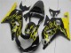 Carenados Moto Suzuki GSXR 600/750 2001-2003 - Negro Brillante Amarillo Llama Baratos
