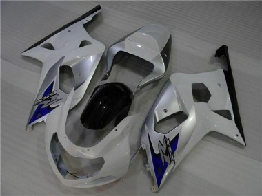 Carenados Moto Suzuki GSXR 600/750 2001-2003 - Blanco Plata Azul Negro Baratos