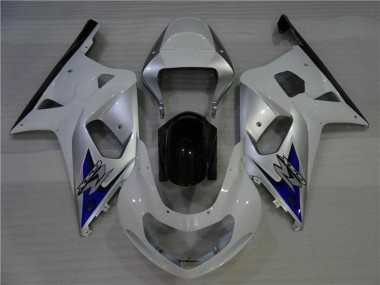 Carenados Moto Suzuki GSXR 600/750 2001-2003 - Blanco Plata Azul Negro Baratos