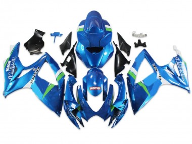Carenados Moto Suzuki GSXR 600/750 2004-2005 - Azul Verde Blanco Baratos