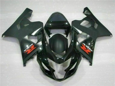 Carenados Moto Suzuki GSXR 600/750 2004-2005 - Negro Brillante Negro Mate Rojo Calcomanía Baratos