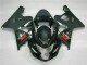 Carenados Moto Suzuki GSXR 600/750 2004-2005 - Negro Brillante Negro Mate Rojo Calcomanía Baratos
