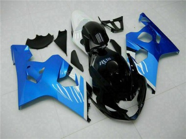 Carenados Moto Suzuki GSXR 600/750 2004-2005 - Blanco Azul Negro Baratos