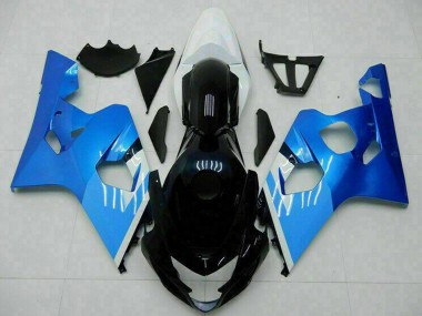 Carenados Moto Suzuki GSXR 600/750 2004-2005 - Blanco Azul Negro Baratos