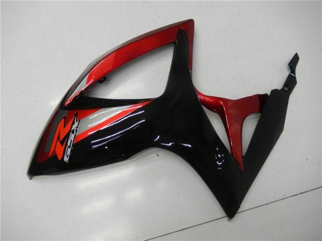 Carenado Moto Suzuki GSXR 600/750 2006-2007 - Rojo Negro Brillante Baratos