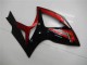 Carenado Moto Suzuki GSXR 600/750 2006-2007 - Rojo Negro Brillante Baratos