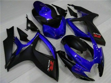 Carenados Moto Suzuki GSXR 600/750 2006-2007 - Azul Negro Mate Rojo Baratos
