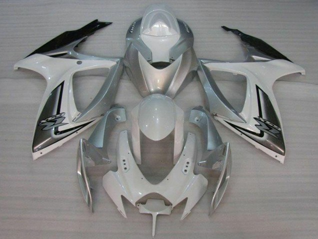 Carenados Moto Suzuki GSXR 600/750 2006-2007 - Blanco Plata Baratos