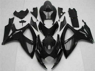 Kits Carenado Moto Suzuki GSXR 600/750 2006-2007 - Negro Brillante Baratos