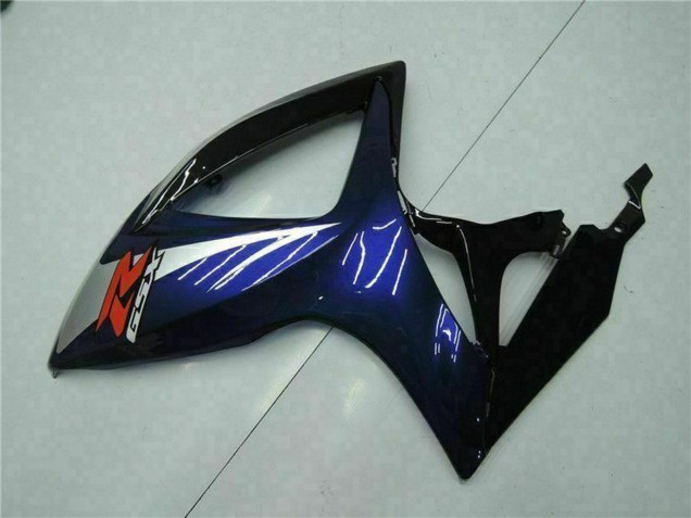 Carenados Moto Suzuki GSXR 600/750 2006-2007 - Negro Brillante Azul Baratos