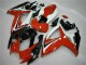 Carenados Moto Suzuki GSXR 600/750 2006-2007 - Blanco Rojo Negro Brillante Raya Baratos