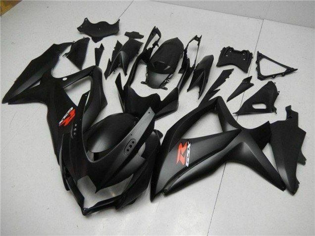 Carenados Moto Suzuki GSXR 600/750 2008-2010 - Negro Mate Rojo Baratos