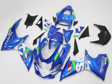 Carenados Moto Suzuki GSXR 600/750 2011-2024 - Azul Blanco Verde Baratos